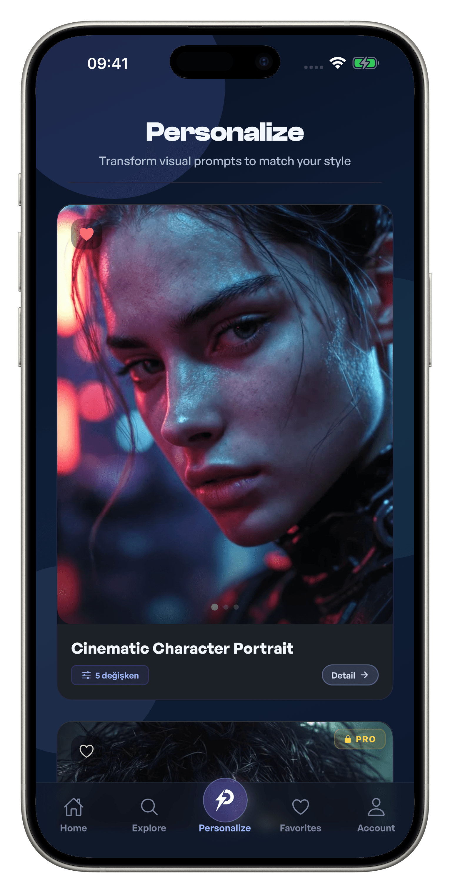 Promptdex app mockup